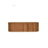 Meuble TV suspendu en bois de teck 140 cm
