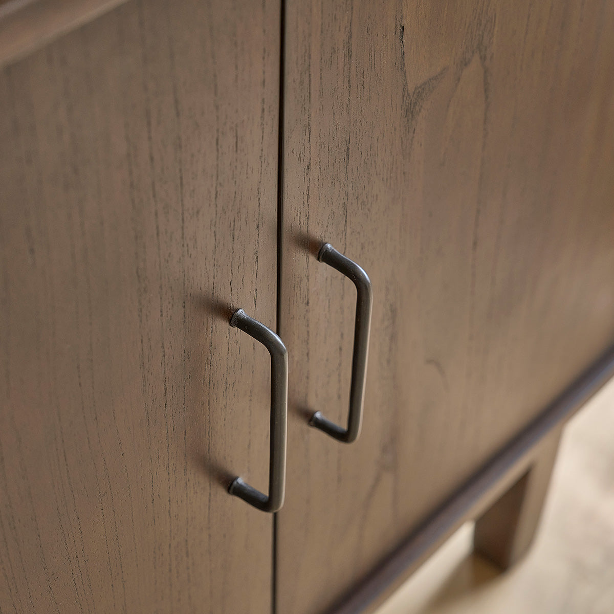 VINTAGE - Badezimmermöbel aus massivem Mindi 90 cm