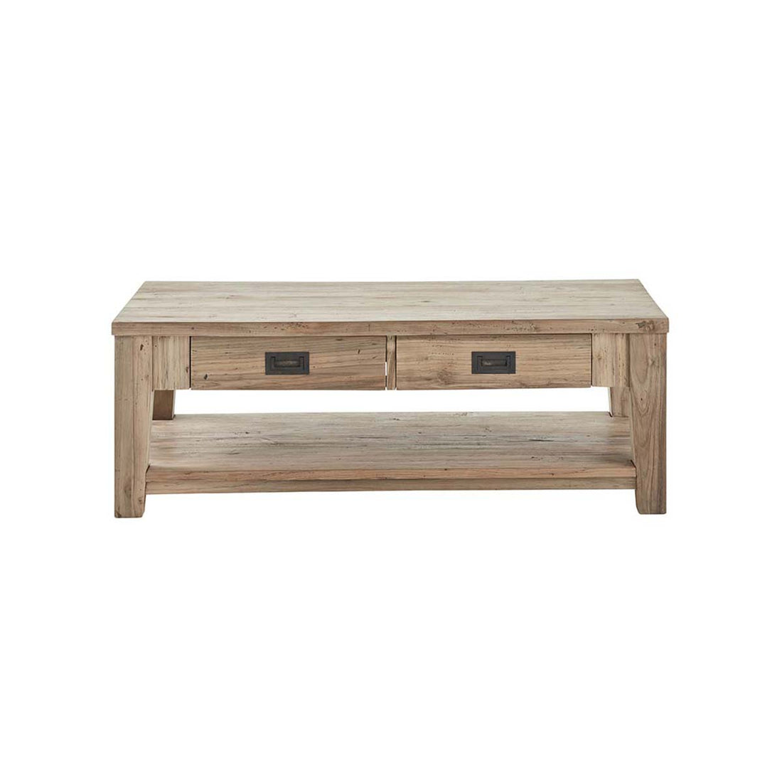 CARGO - Couchtisch aus recyceltem massivem Teakholz 120 cm