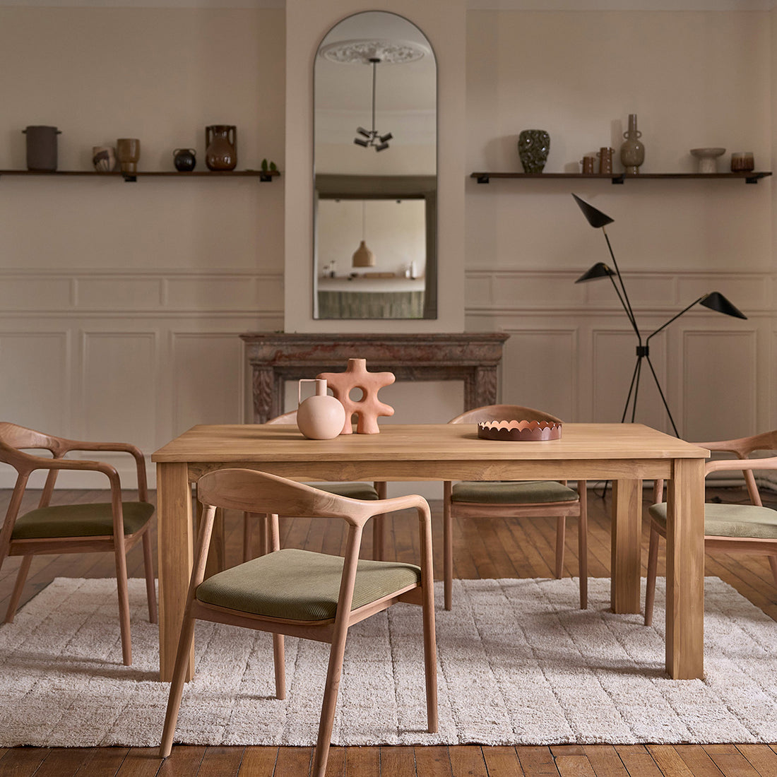 BOSTON - Table en teck massif 8 pers.