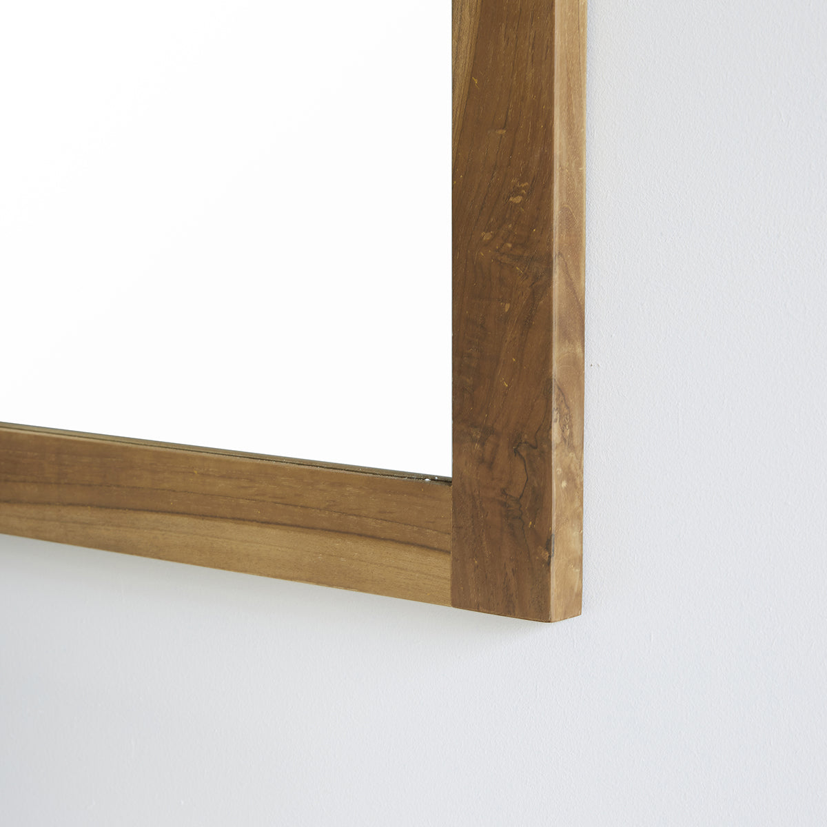 Specchio rettangolare in teak massello 145x80 cm