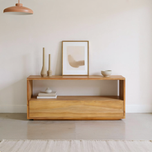 Mobile porta TV in teak massello 90 cm