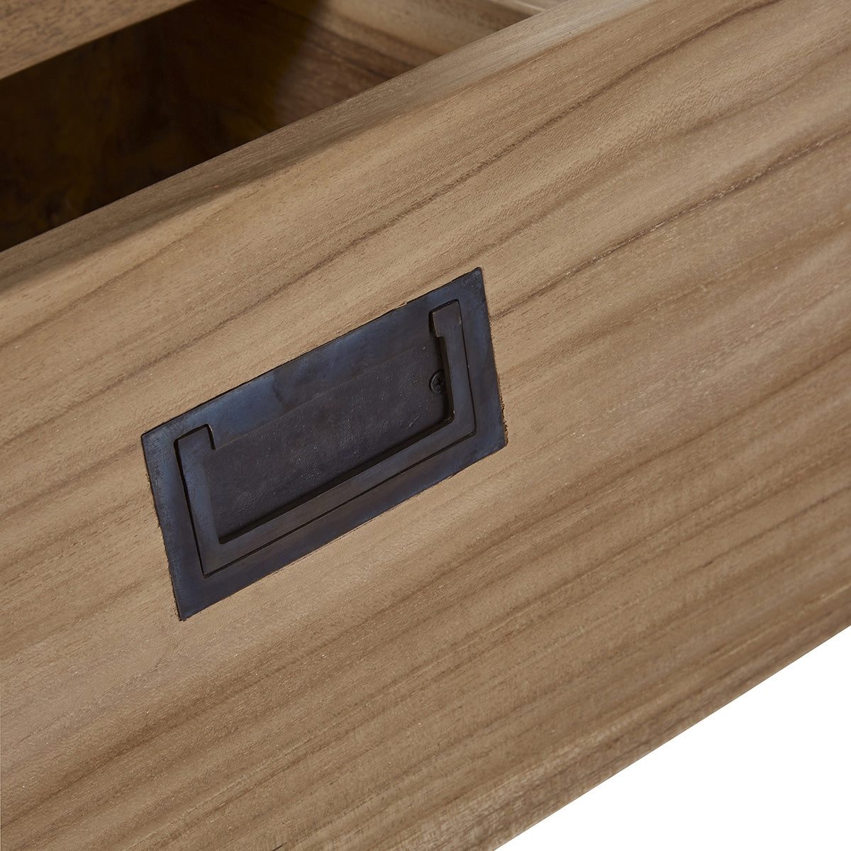 ALDO - Nachttisch aus massivem Teakholz 45 cm