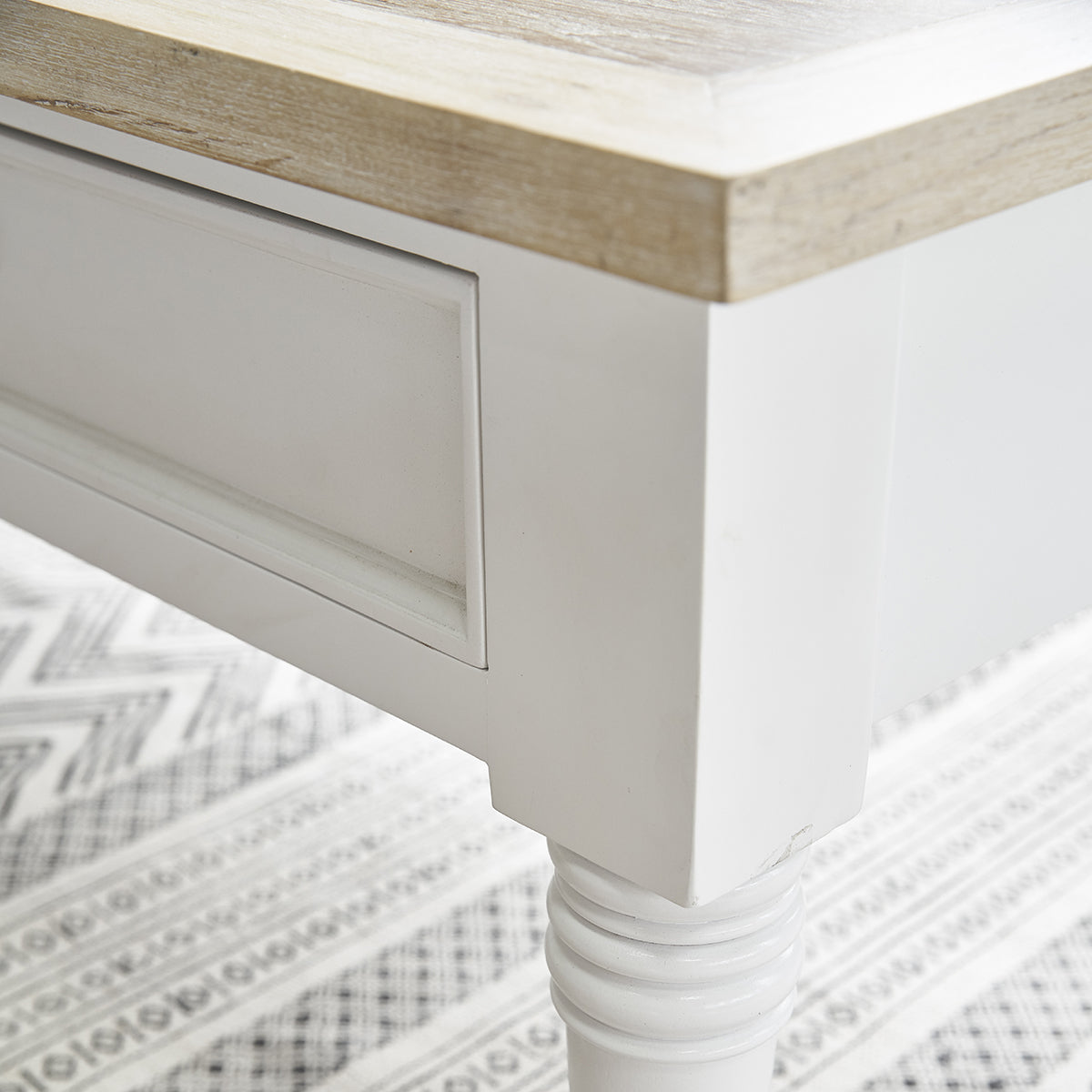 LONDRES - Table basse en acajou massif 130 cm