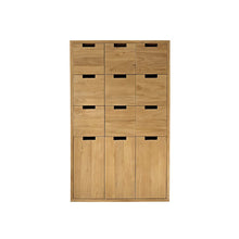 Armadio da ingresso in teak massello 80 cm