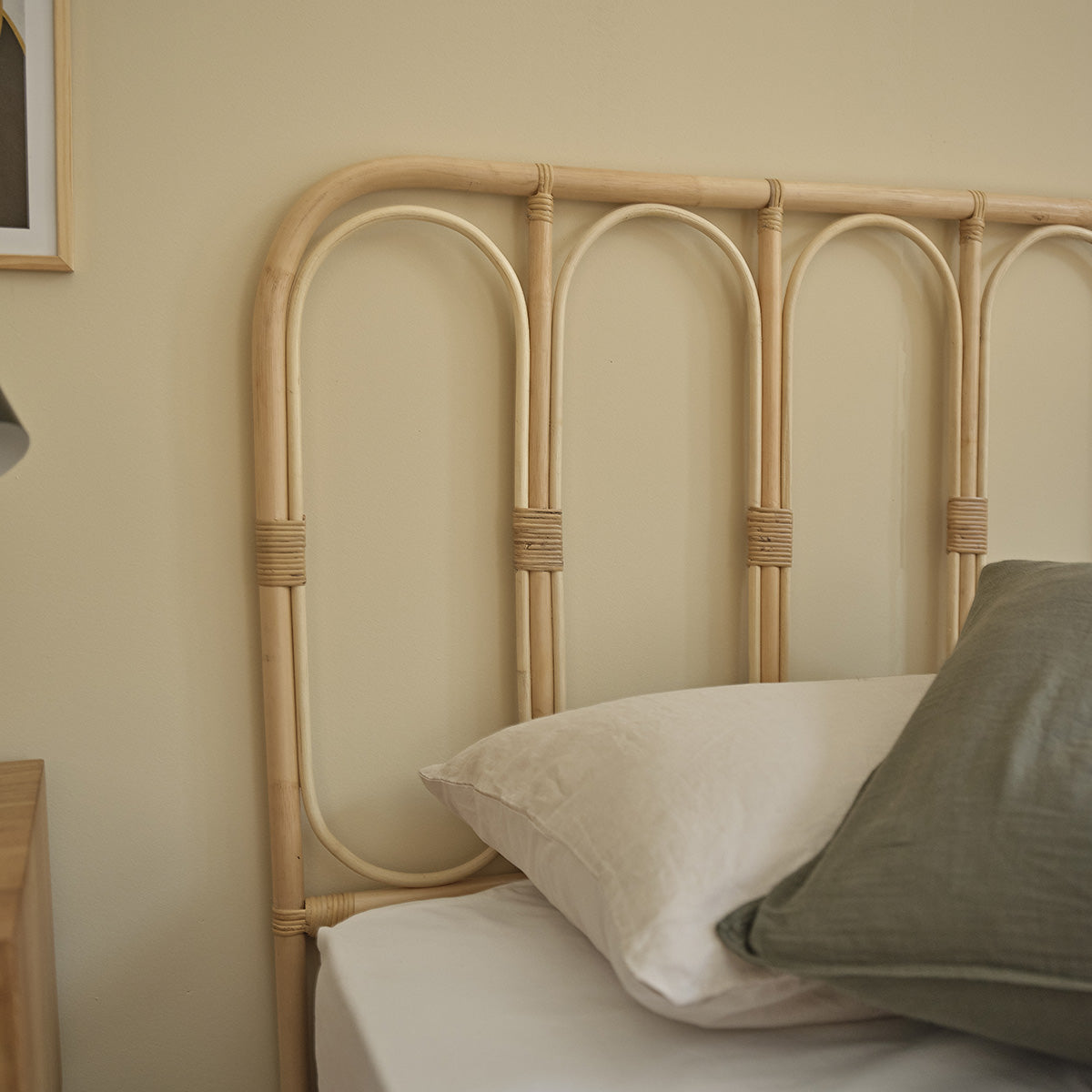 BOHO - Kopfteil aus Rattan 160 cm