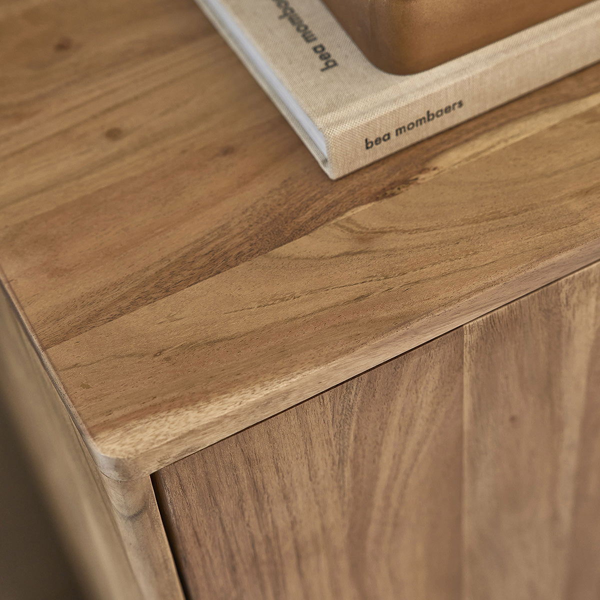 SAMSO - Credenza in legno massello di acacia da 100 cm