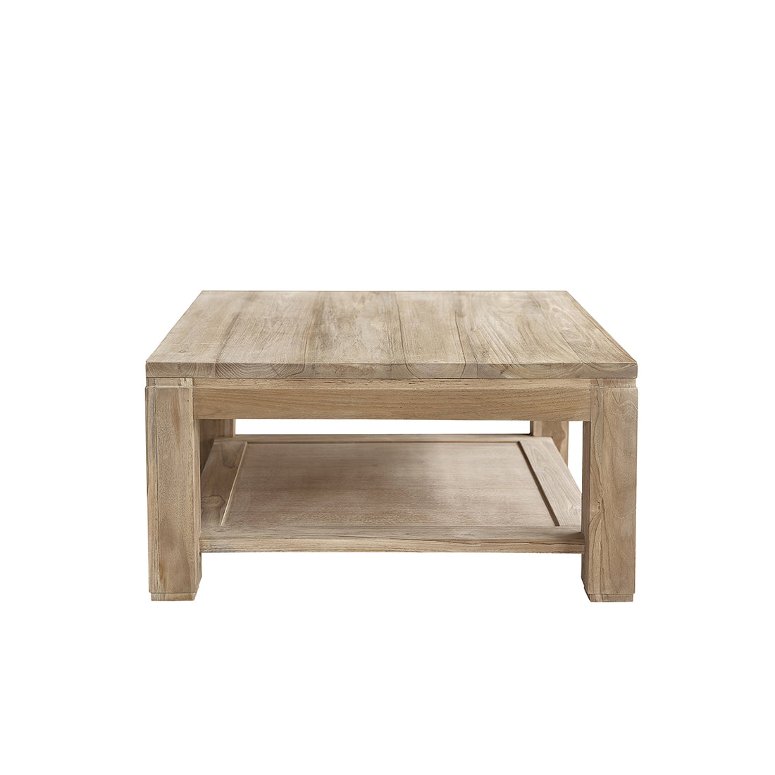 BOSTON - Couchtisch aus massivem Teakholz 80 cm