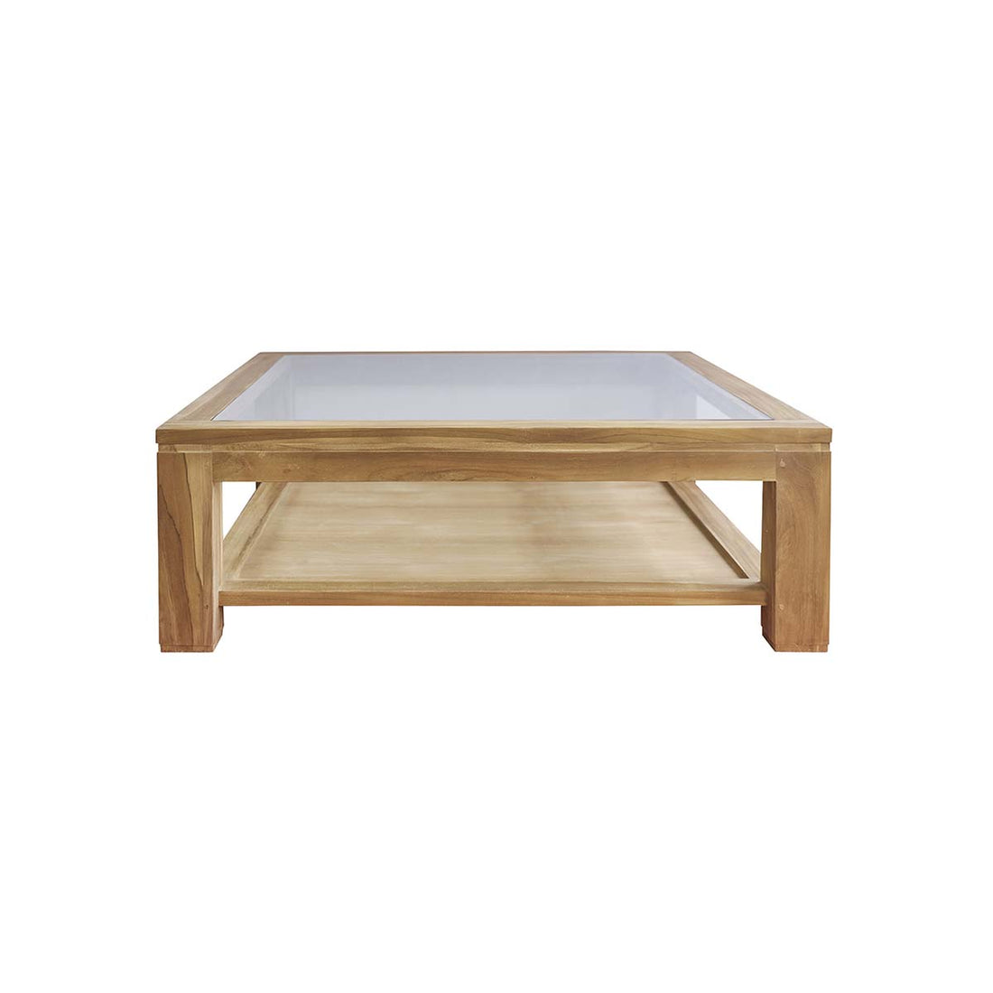 BOSTON - Tavolino in teak massello da 120 cm