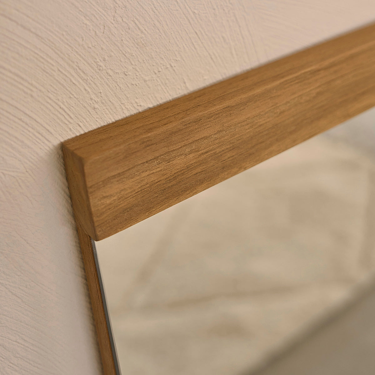NAHELE - Specchio in teak massello riciclato 140x60 cm