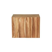 Meuble sous vasque en teck massif suspendu 80 cm