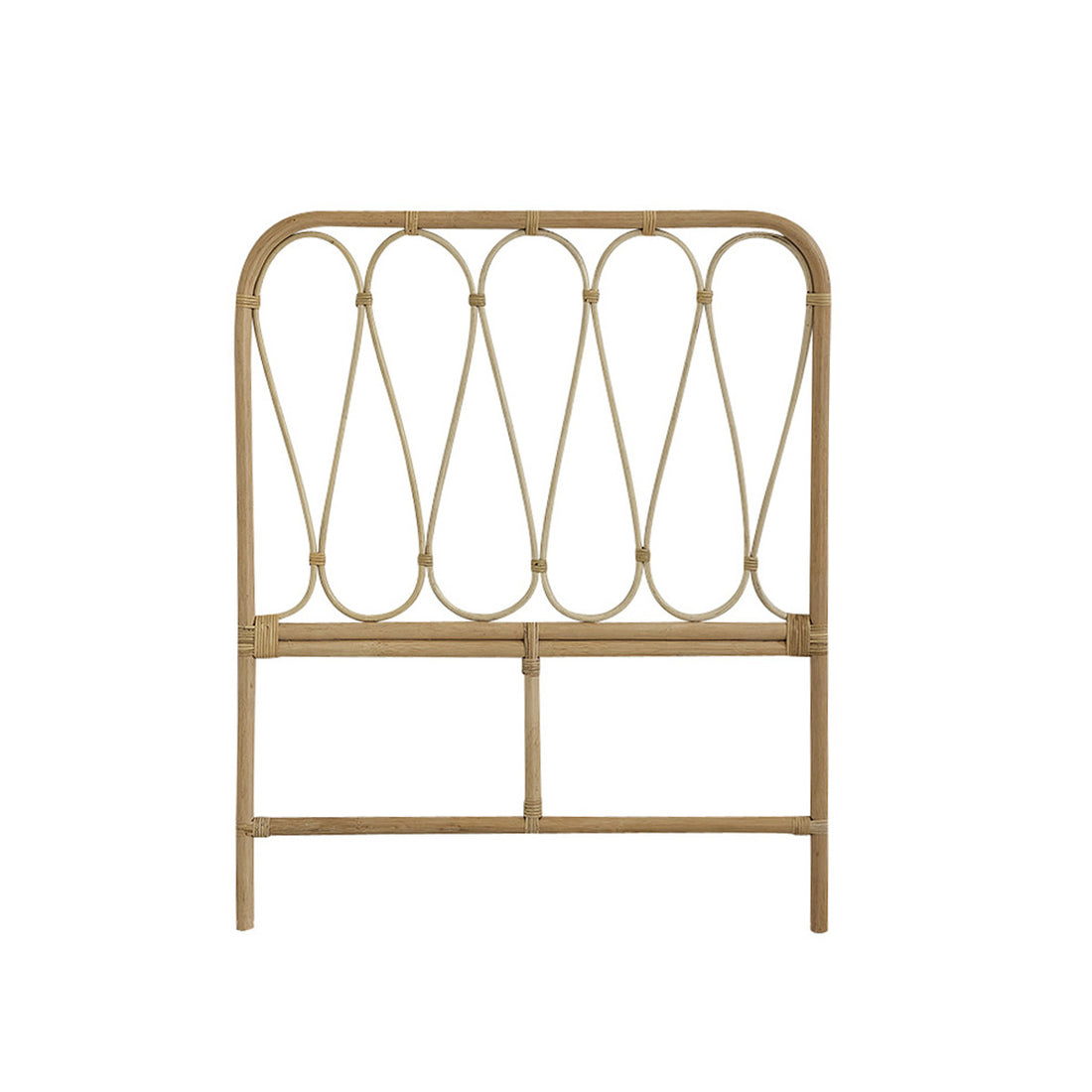 BOHO - Testiera per bambini in rattan 90 cm