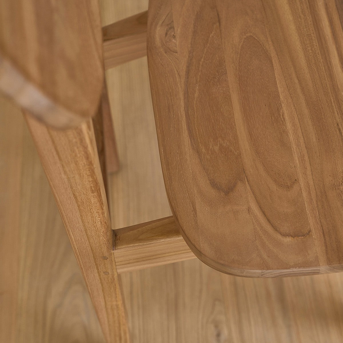 ADELE - Set di 2 sedie in teak massello