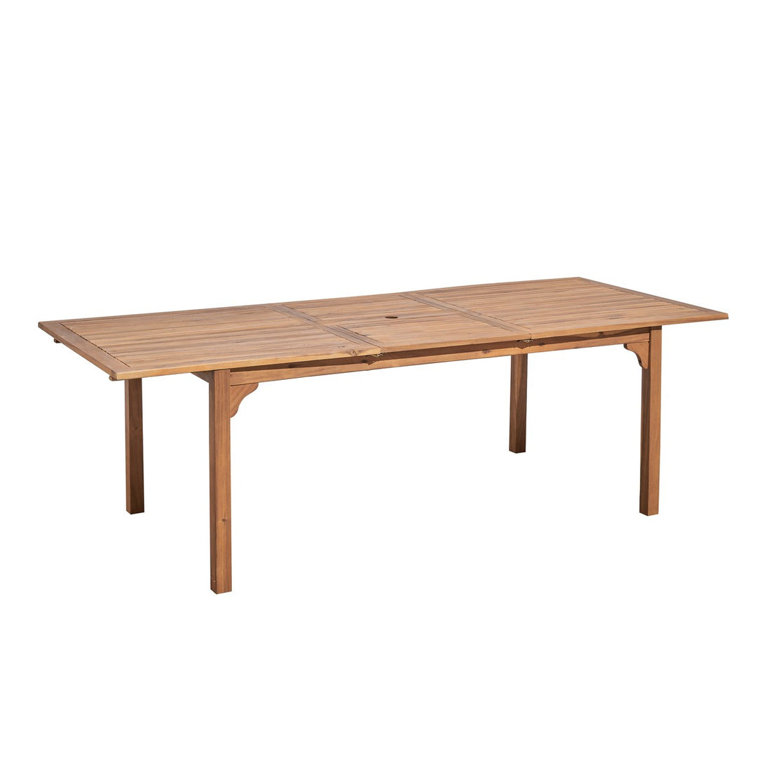 HANOÏ - Table de jardin en acacia massif extensible 8/10 pers.
