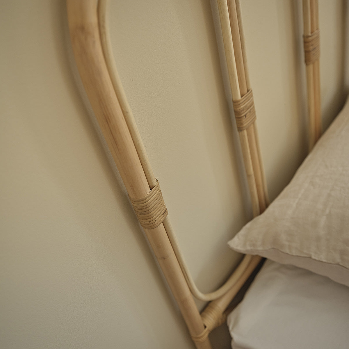 BOHO - Tête de lit en rotin 160 cm