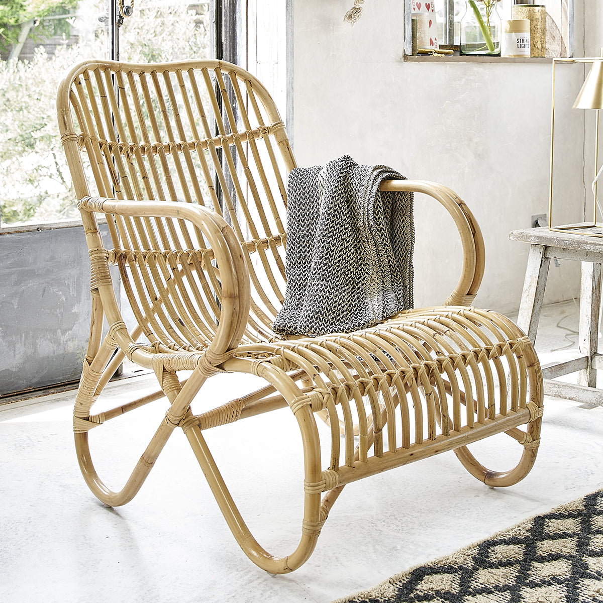 BOHO - Poltrona in rattan