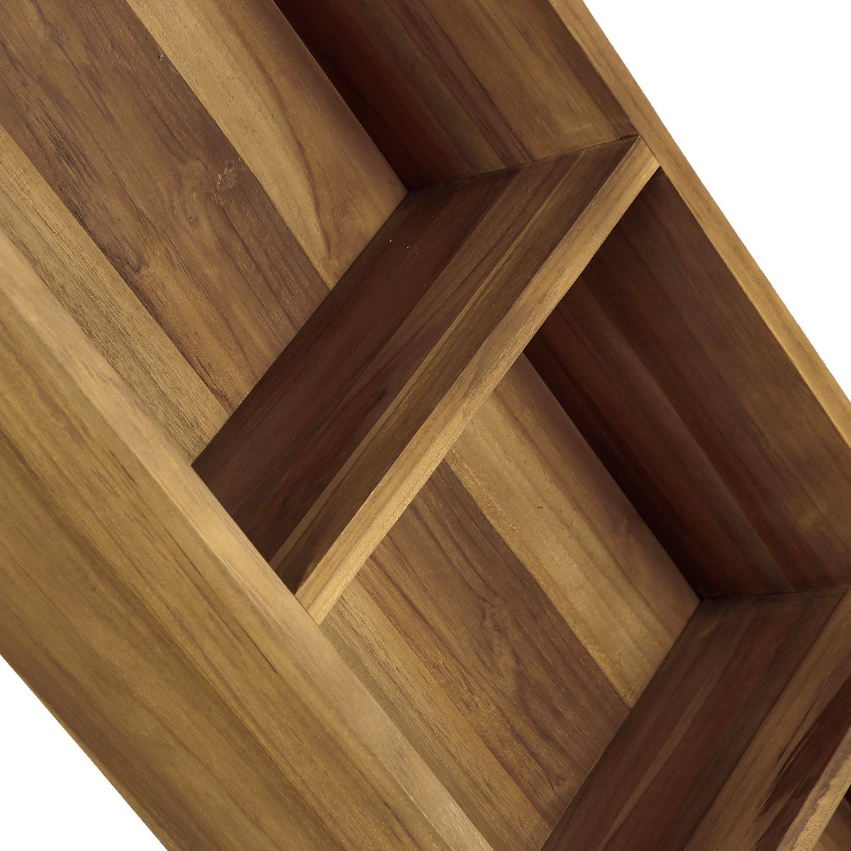 Colonna da bagno in teak massello sospesa 120 cm