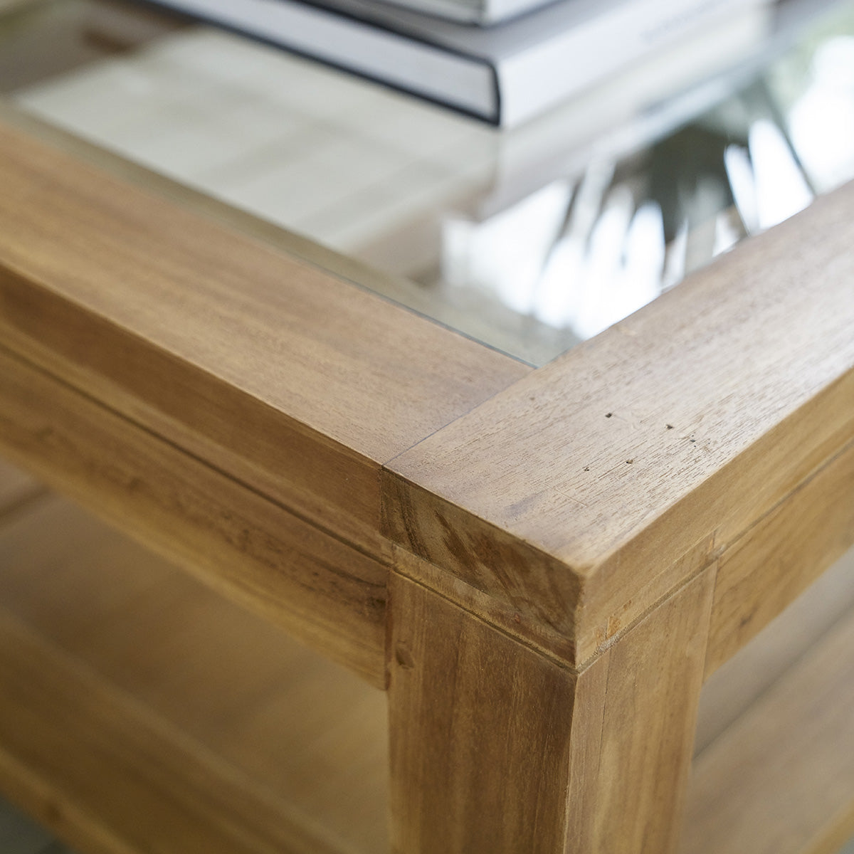 BOSTON - Table basse en teck massif 120 cm