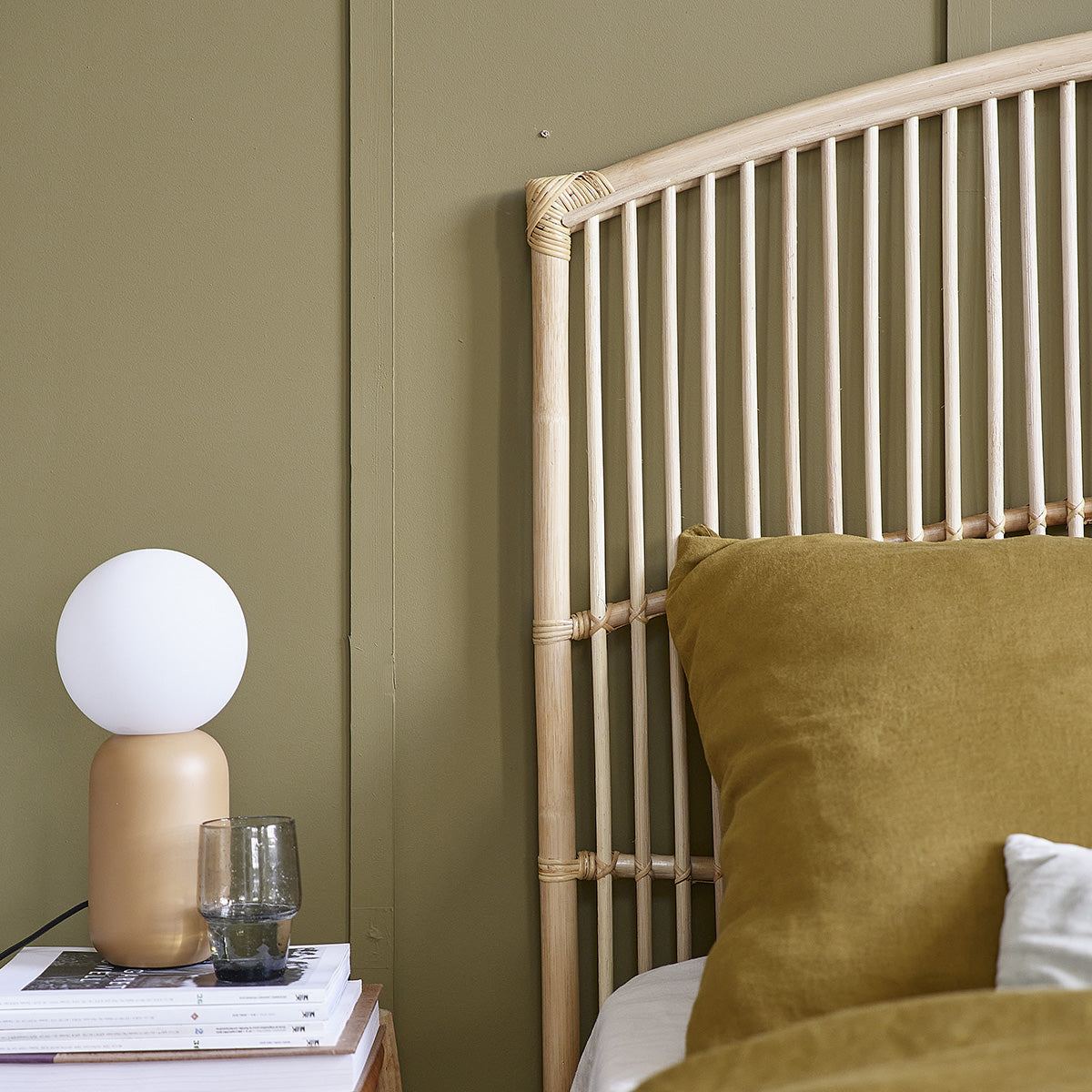 BOHO - Testiera in rattan 180 cm