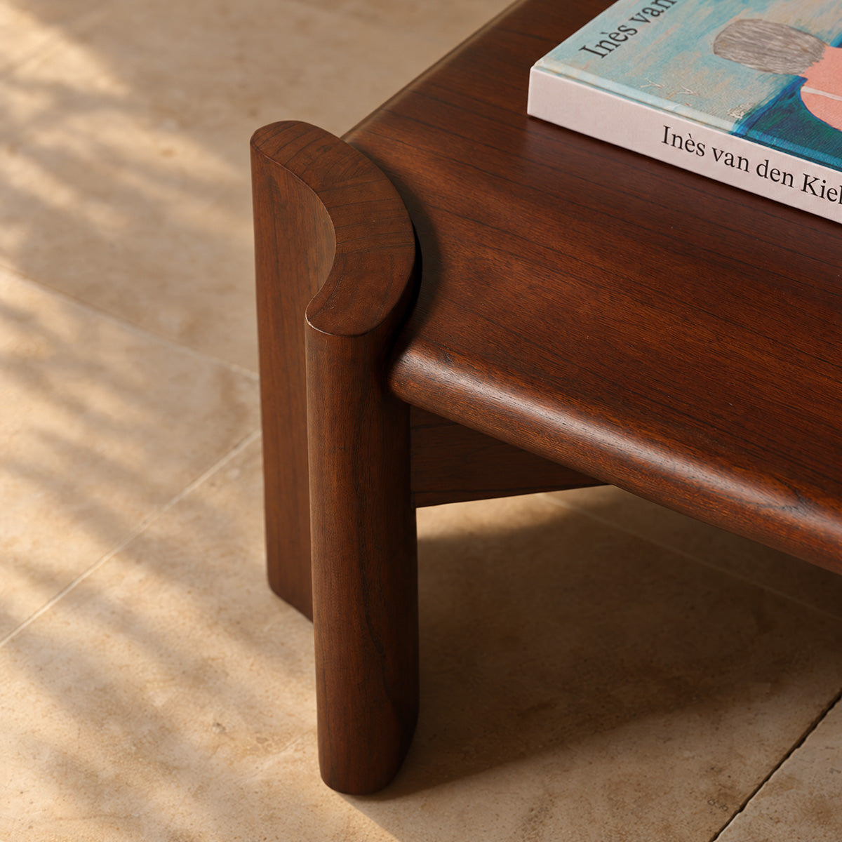 ALVAR - Table basse en mindi 120 cm