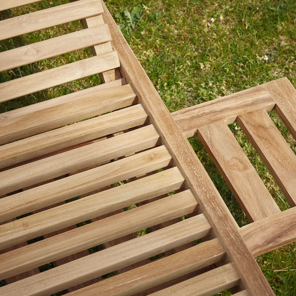 MALTE - Teakholz-Sonnenliegen (Satz von 2)