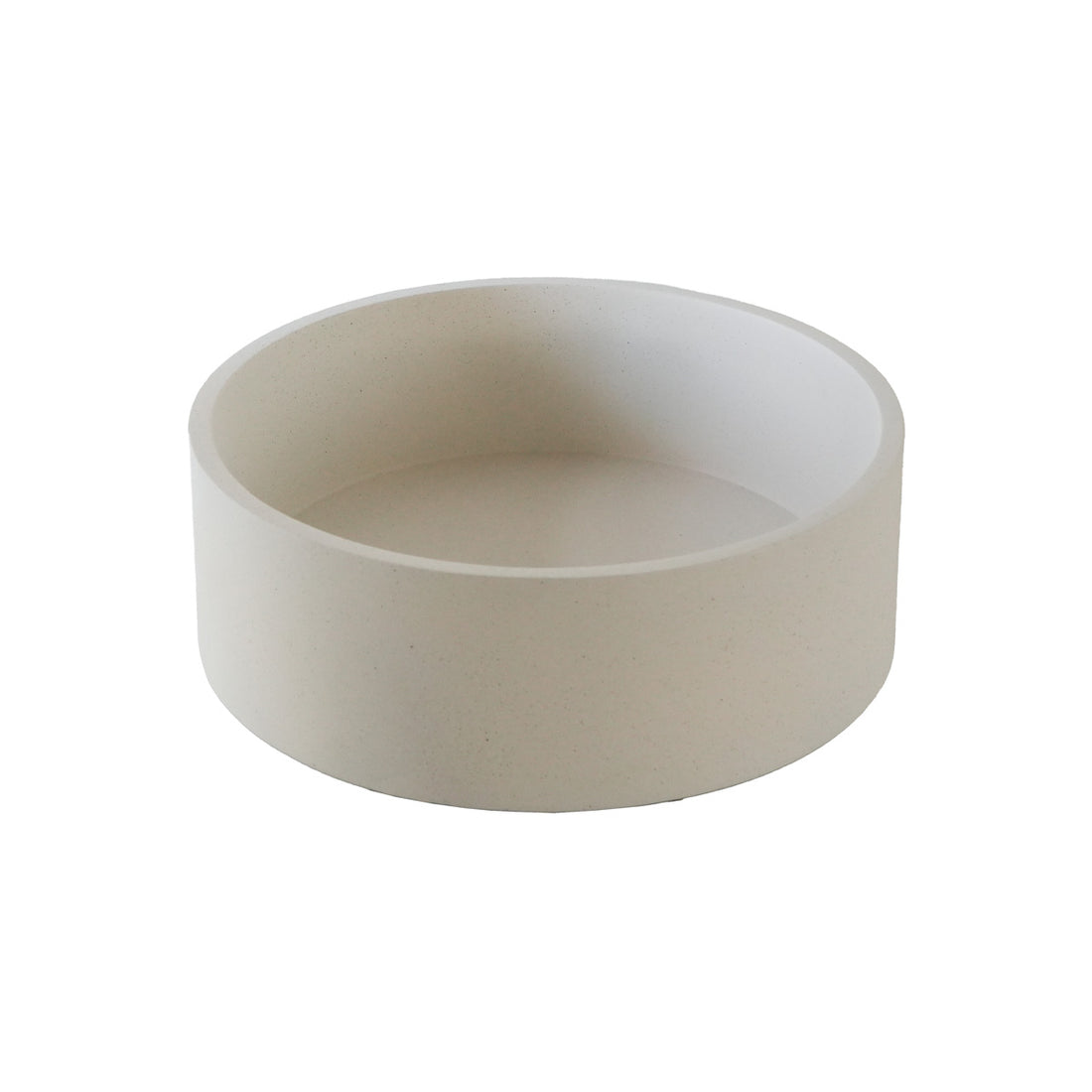 LENA - Vasque en béton beige Ø37 cm