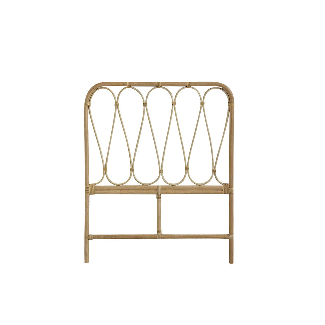 BOHO - Kopfteil für Kinderbett aus Rattan 90 cm