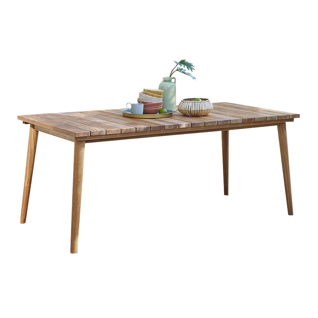 ESTHER - Table de jardin en teck massif 6/8 pers.