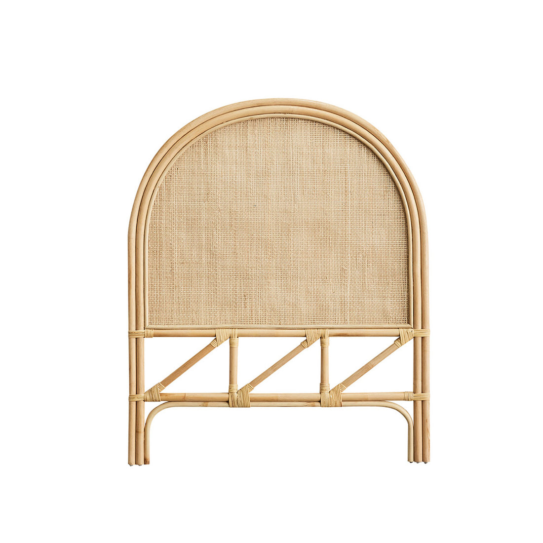 JANE - Kopfteil aus Rattan und Rohrgeflecht 90 cm