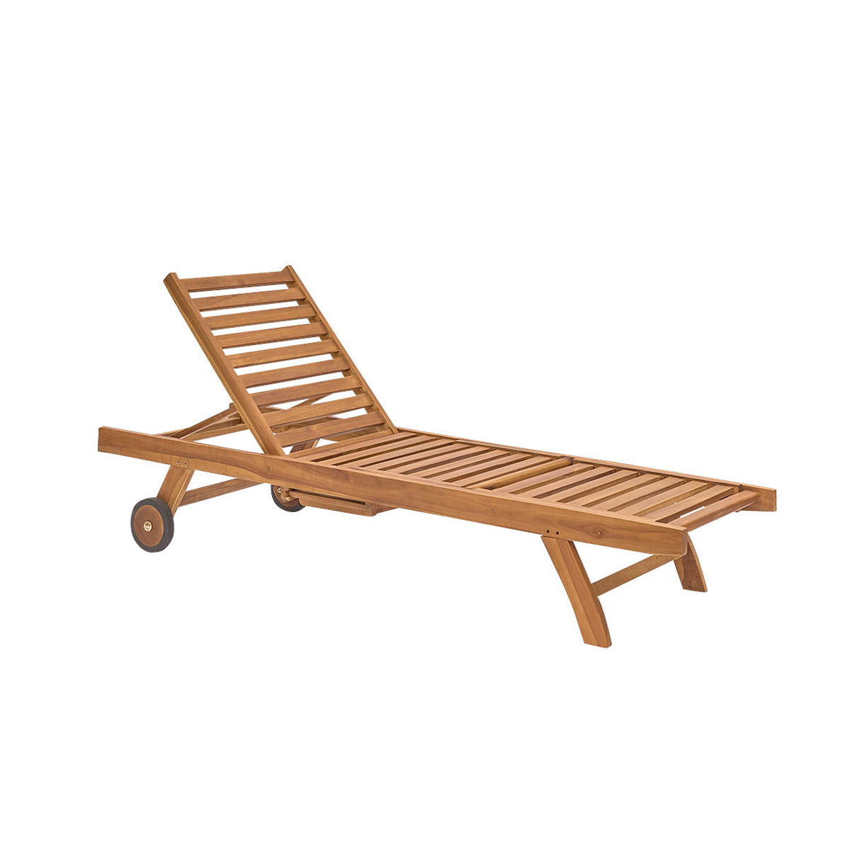 BALI - Lettino da sole in teak massello oliato