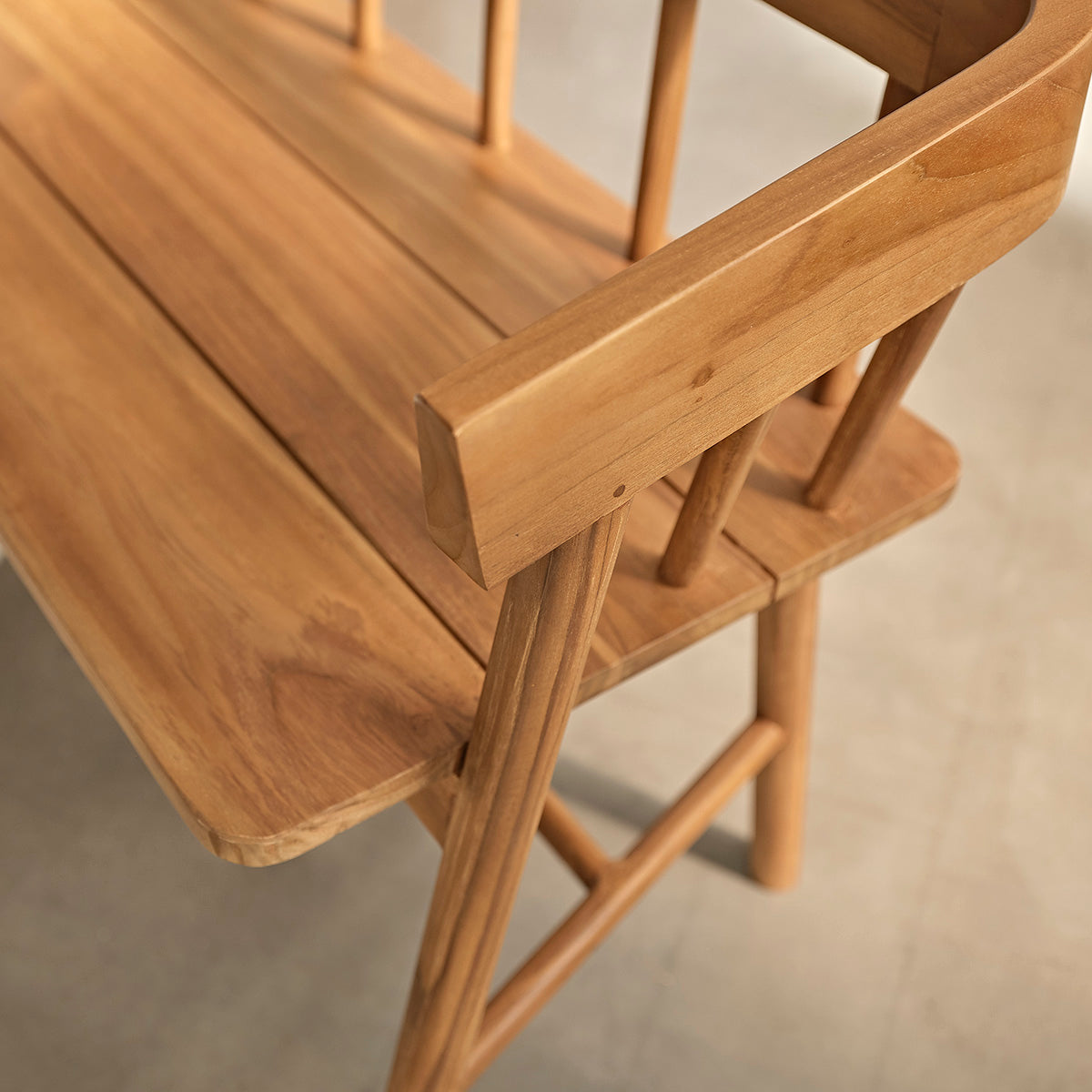 NIDO - Banc en teck massif 120 cm