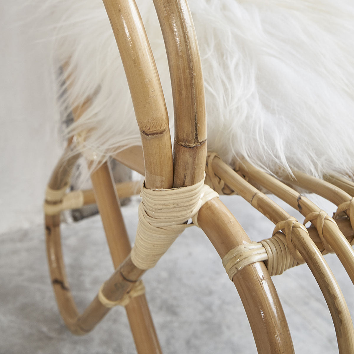 PAOLA - Lot de 2 fauteuils en rotin