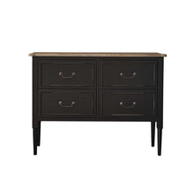 Cassettiera in mogano massello 120 cm