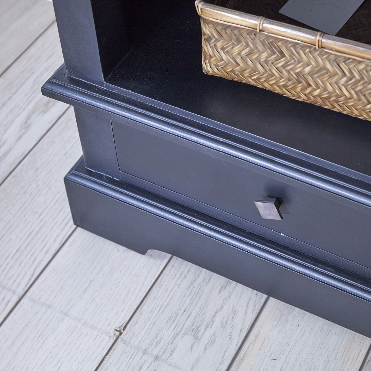 LONDRES - Cassettiera in mogano e teak massello 95 cm