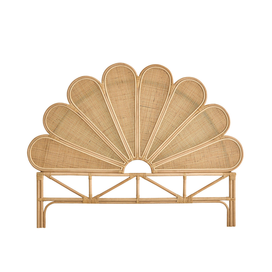 ROMY - Tête de lit rotin et cannage 160 cm