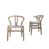 Lot de 2 chaises en mindi massif et corde naturelle