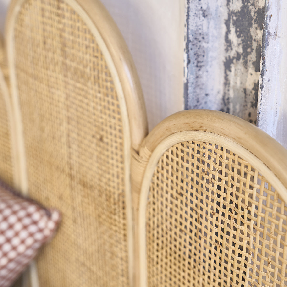 JANE - Kopfteil aus Rattan und Rohrgeflecht 160 cm