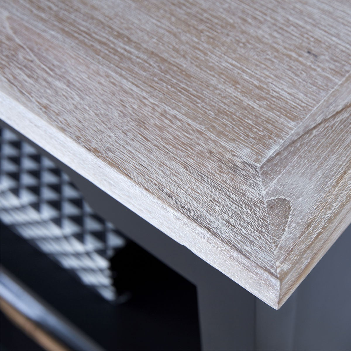 LONDRES - Commode en acajou et teck massif 95 cm