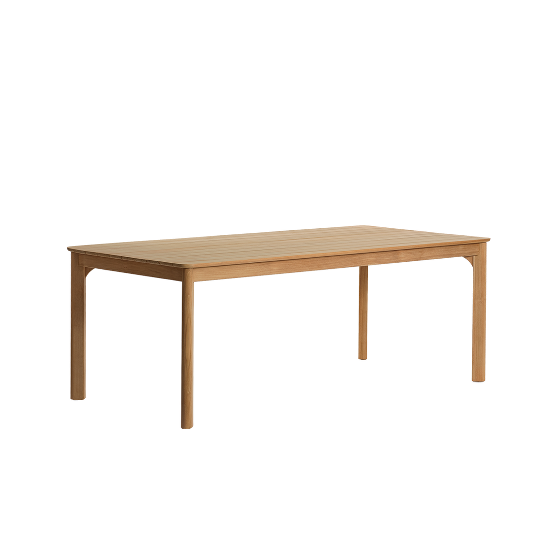 PIANA - Tavolo da giardino in teak massiccio per 8 persone.