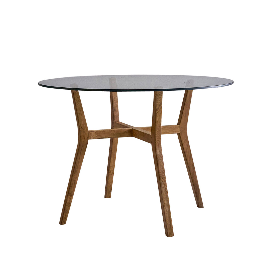 TRISTAN - Table en teck massif ronde 4 pers.