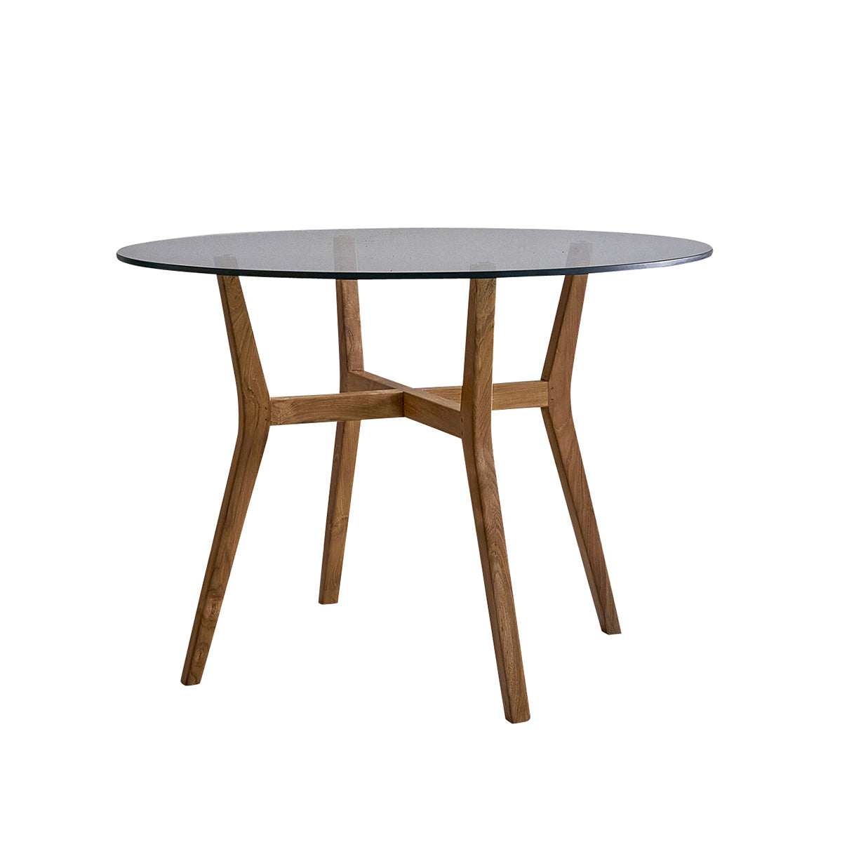 TRISTAN - Table en teck massif ronde 4 pers.