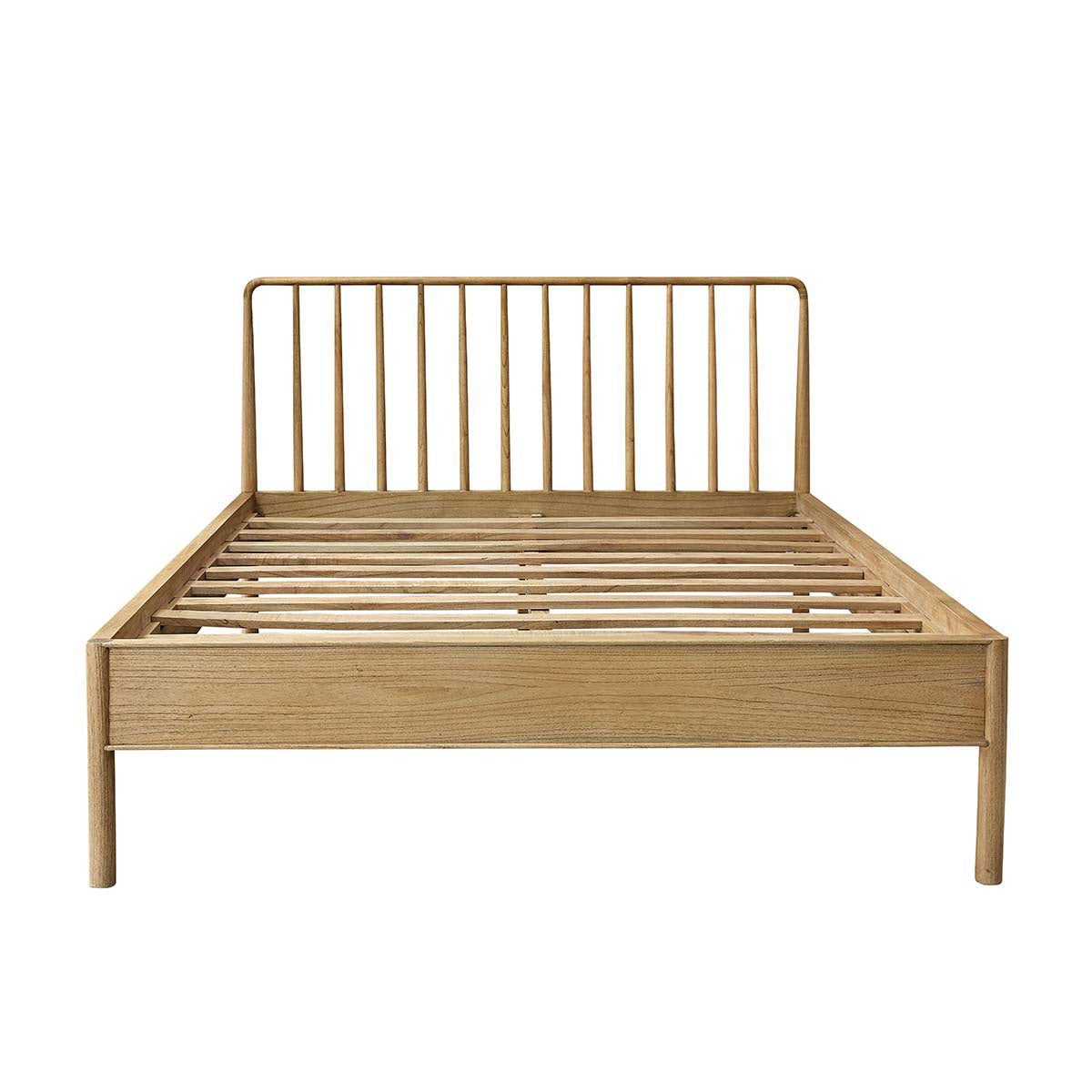 ESMEE - Bett aus massivem Mindi 160 cm, mit Lattenrost