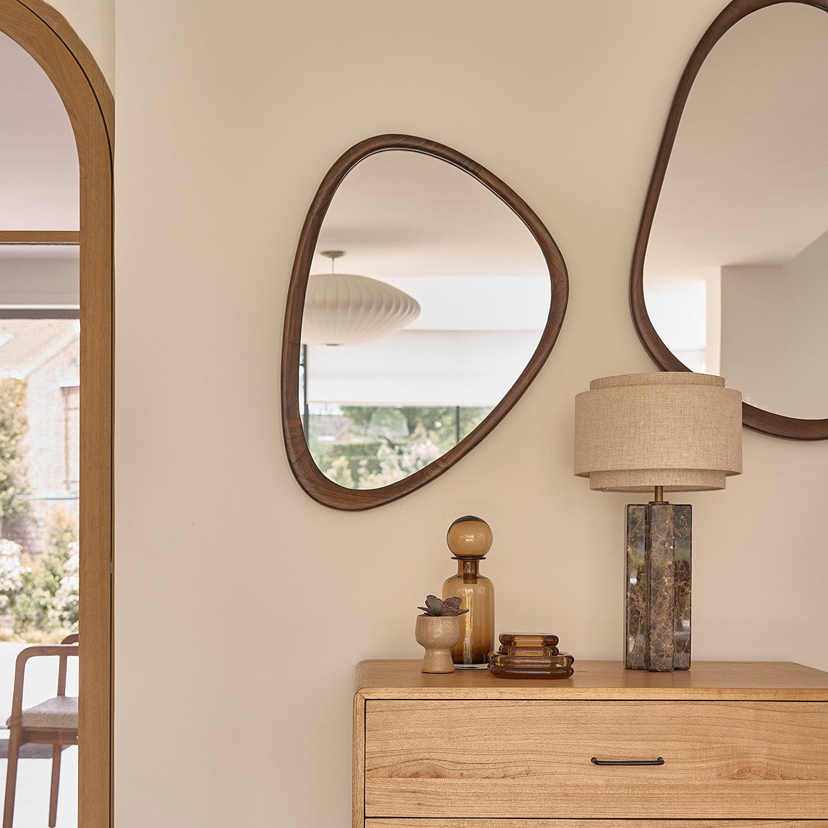 VINTAGE - Specchio in mindi massello 75 cm