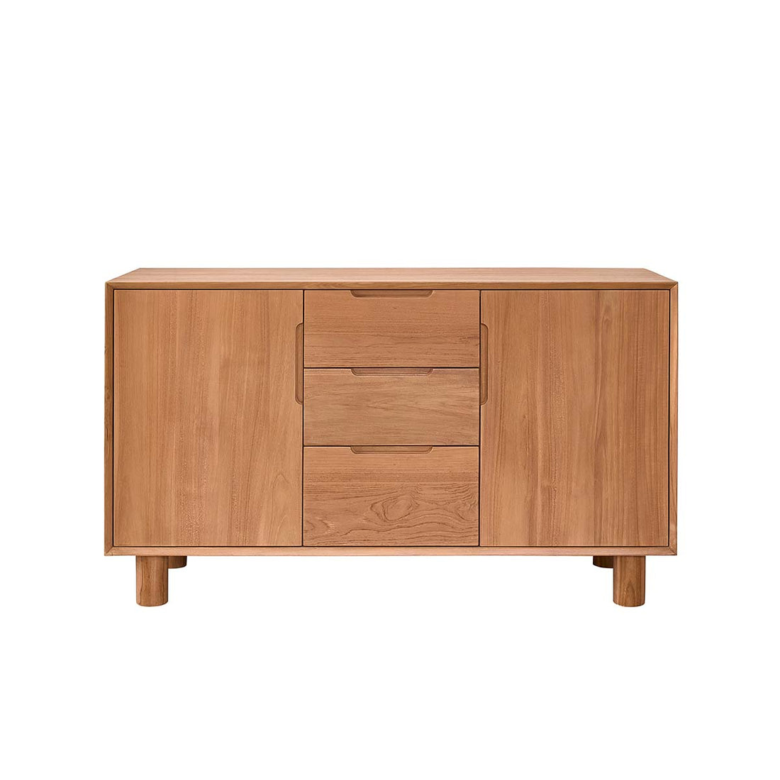 GUSTAVE - Meuble de salle de bain en teck massif 140 cm