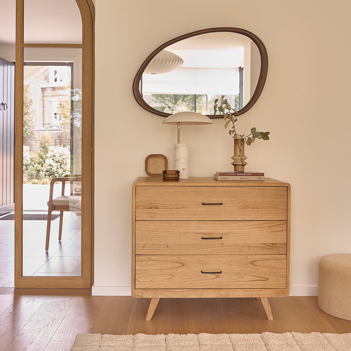 LEOPOLD - Credenza  in mindi massello 90 cm