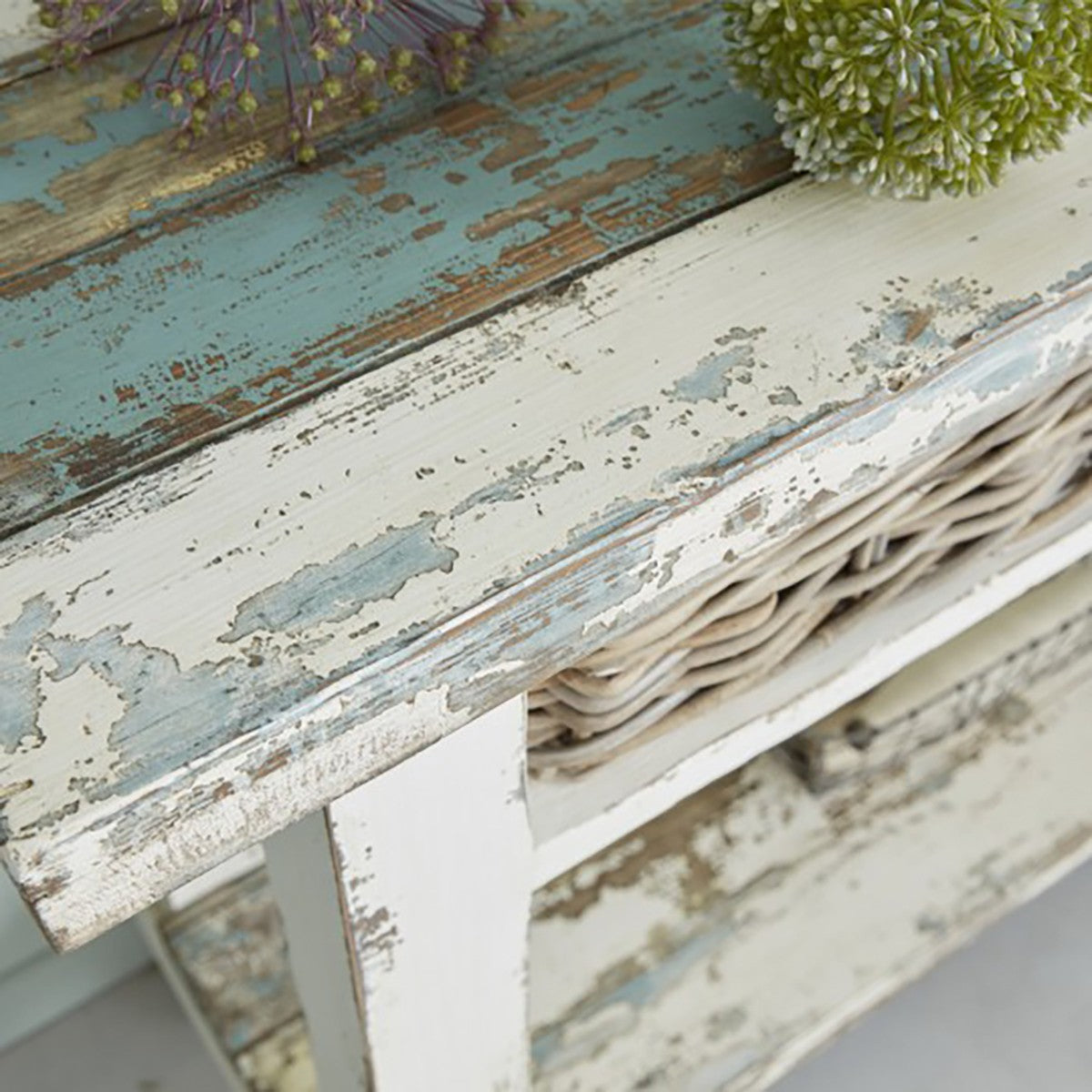 ATLANTIC - Konsole aus massivem recyceltem Holz 150 cm