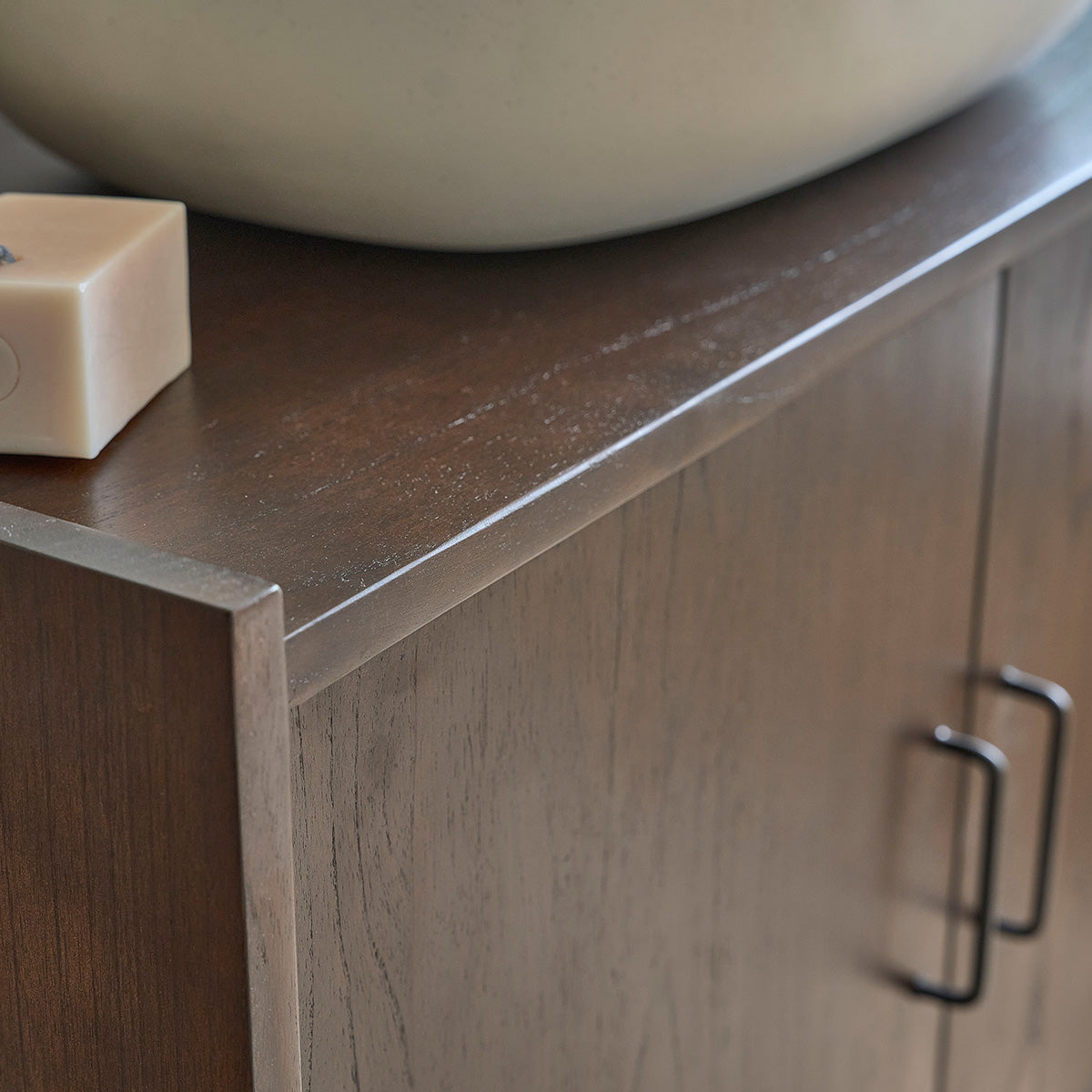 VINTAGE - Badezimmermöbel aus massivem Mindi 90 cm