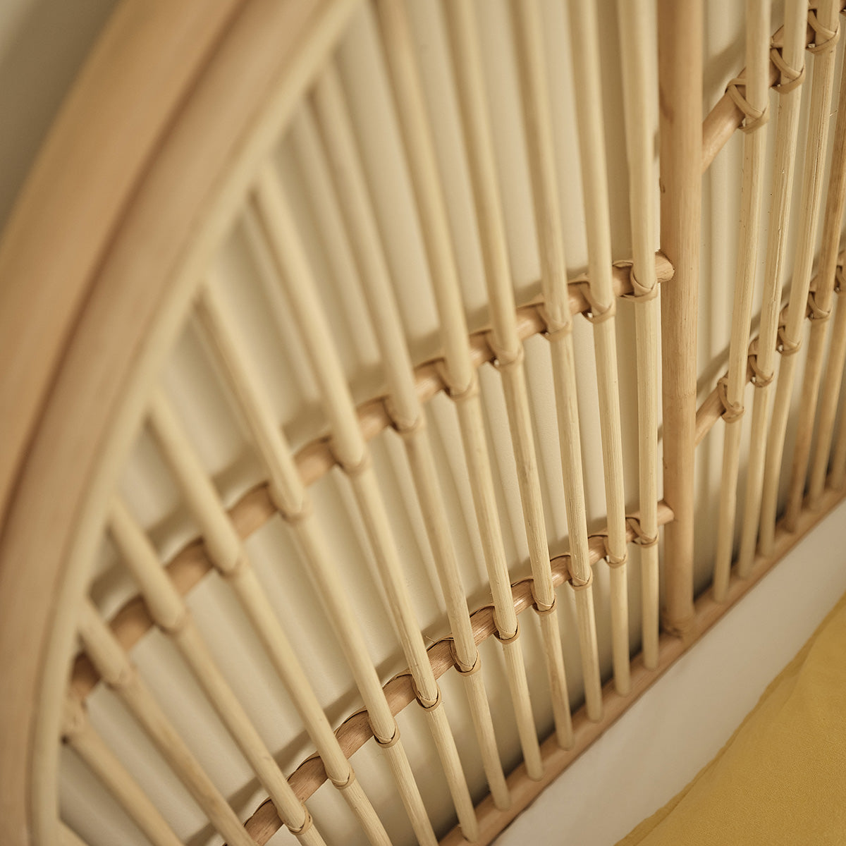 BOHO - Kopfteil aus Rattan 140 cm