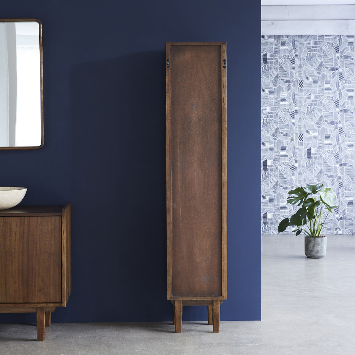 VINTAGE - Colonna da bagno in massello mini 170 cm