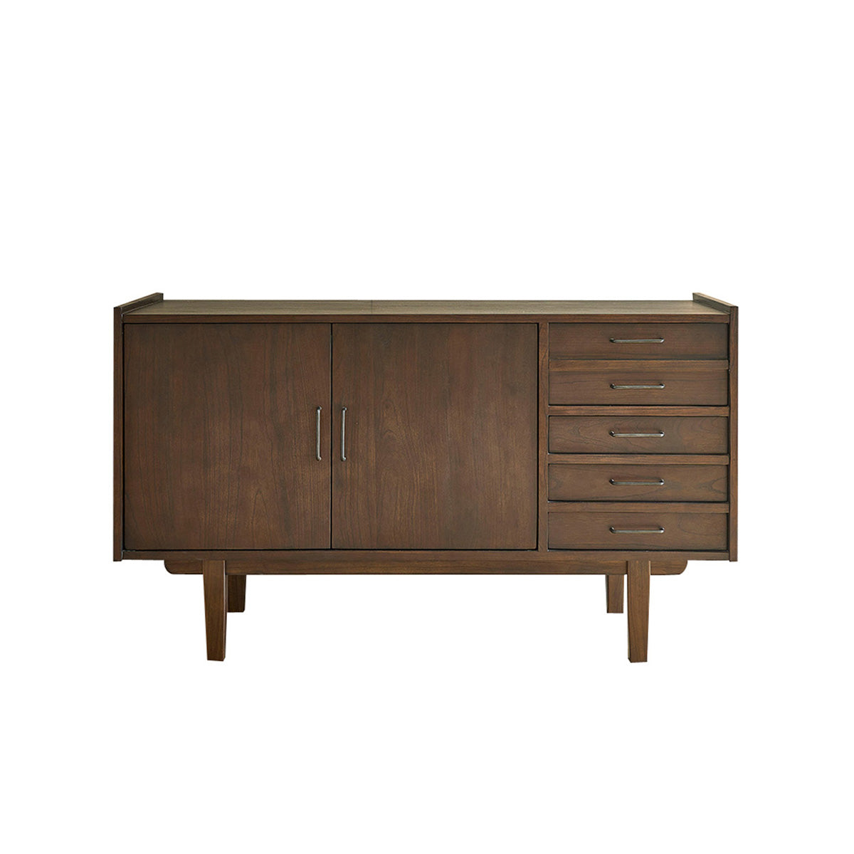 VINTAGE - Mobile da bagno in mindi massello 135 cm cassetti